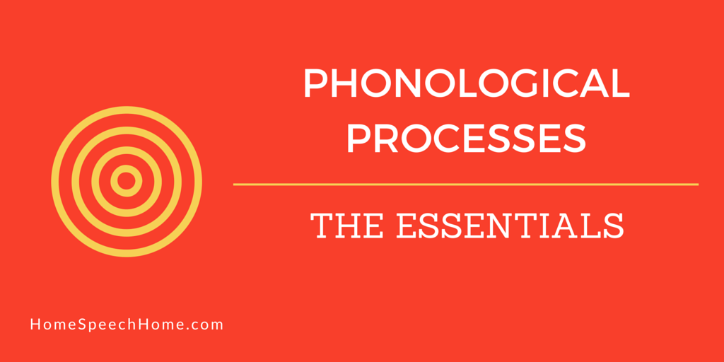 Atypical Phonological Processes Chart