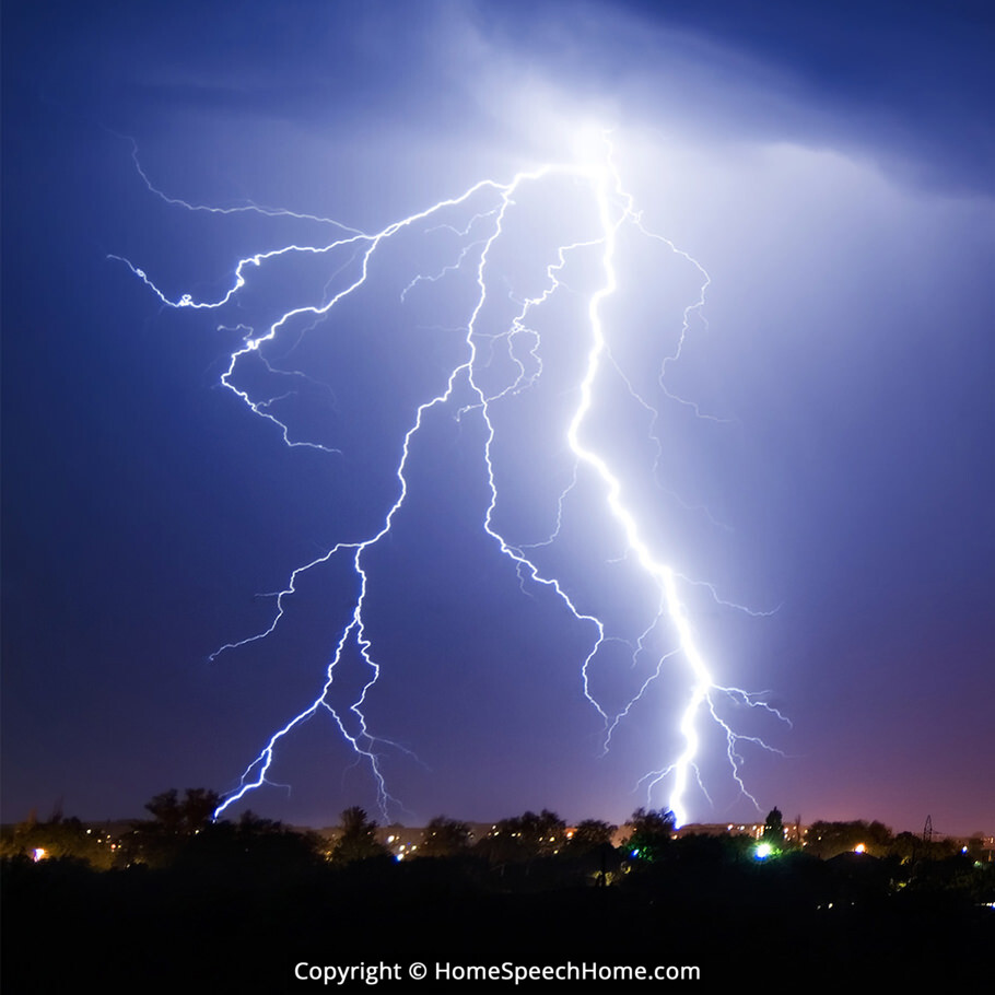 5 letter words with lightning