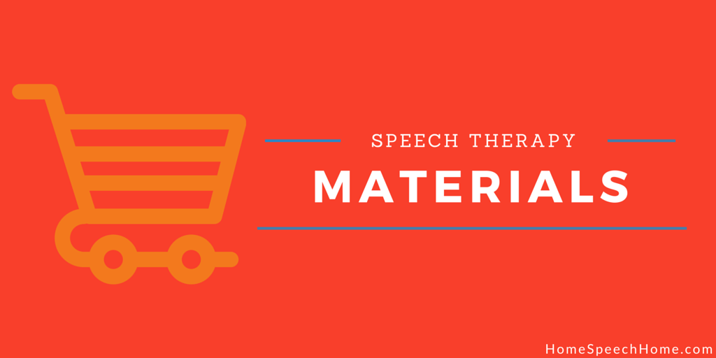 Simplified Speech Therapy Materials To Use At Home
