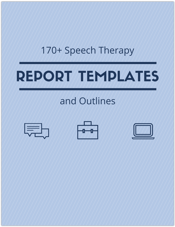 Test description. Speech Therapy books.