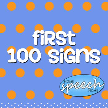 100 First Signs for Home Practice