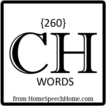 260+ CH Words, Phrases, Sentences, and Reading Passages