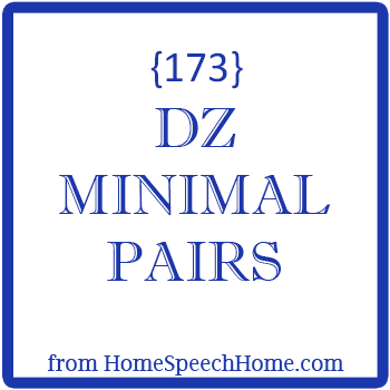 DZ Minimal Pairs for Speech Therapy Practice