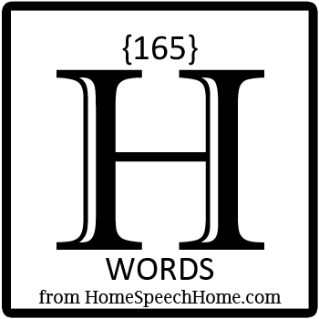 165+ H Words, Phrases, Sentences, and Reading Passages