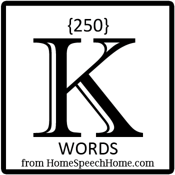 250+ K Words, Phrases, Sentences, and Reading Passages