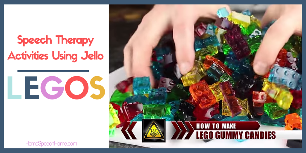 Speech Therapy Activities Using Jello Legos