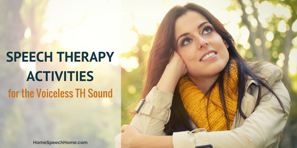 Speech Therapy Activities for Voiceless TH