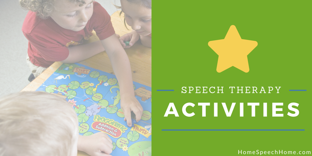 The Best Speech Therapy Activities & Ideas on the Planet
