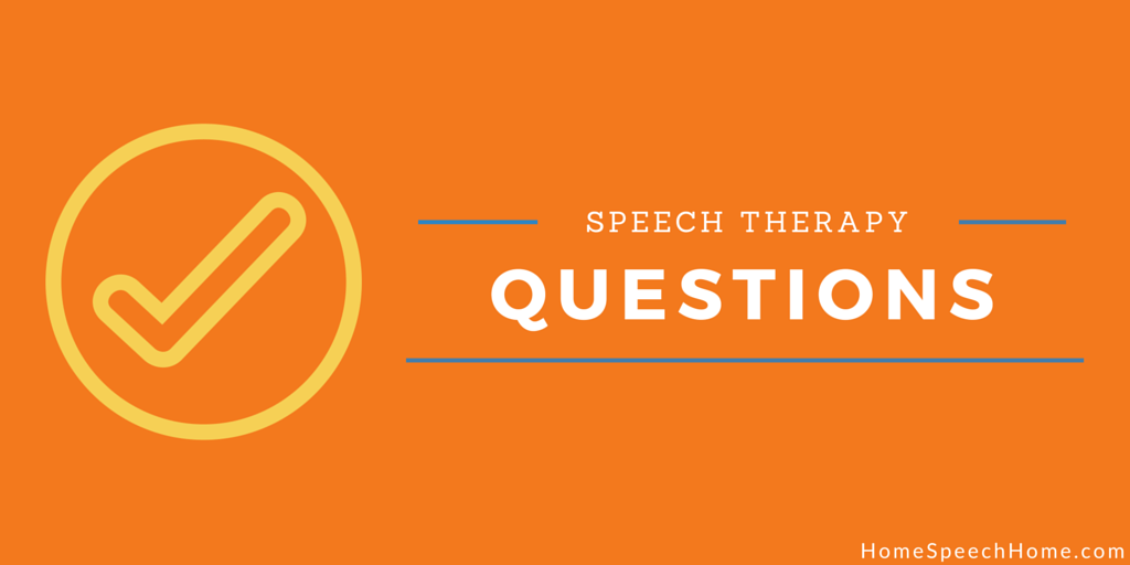 Have a Speech Therapy Question? Post it in our Forums for Worldwide Feedback