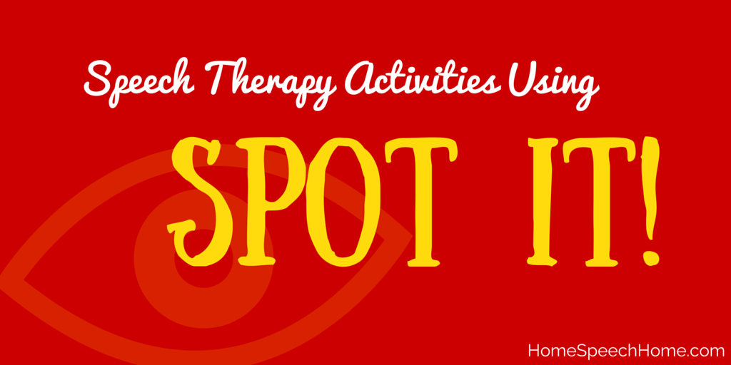 Speech Therapy Activities Using Spot It!