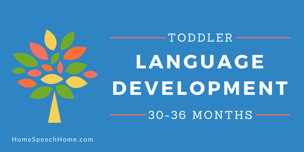 Language Development in Toddlers 30-36 Months My Favorite Developmental Stage