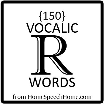 150+ Vocalic R Words, Phrases, Sentences, and Reading Passages