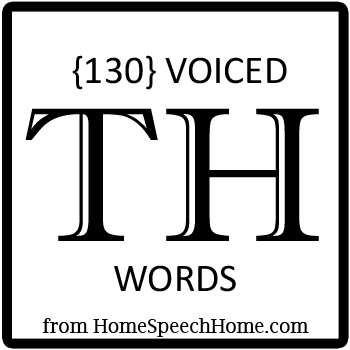 130+ Voiced TH Words, Phrases, Sentences, and Reading Passages