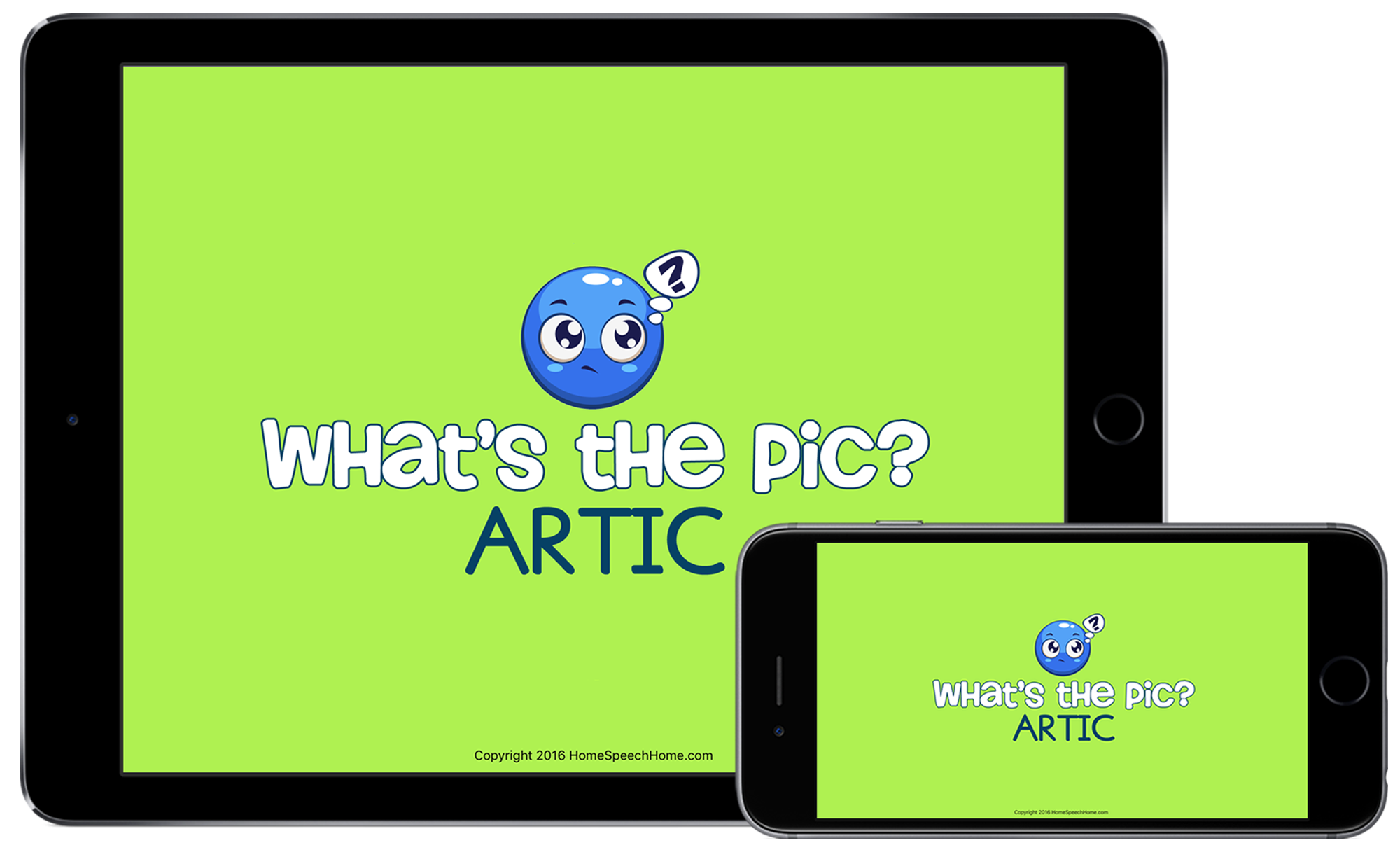 What's the Pic Articulation App | HomeSpeechHome