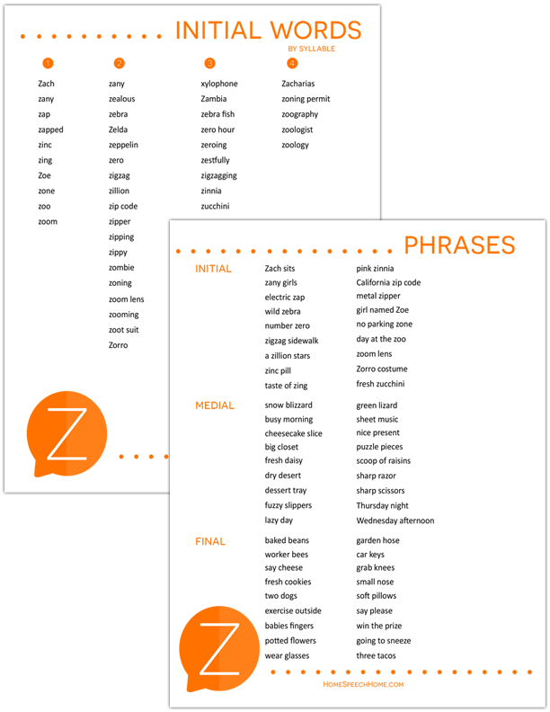 z words for essay